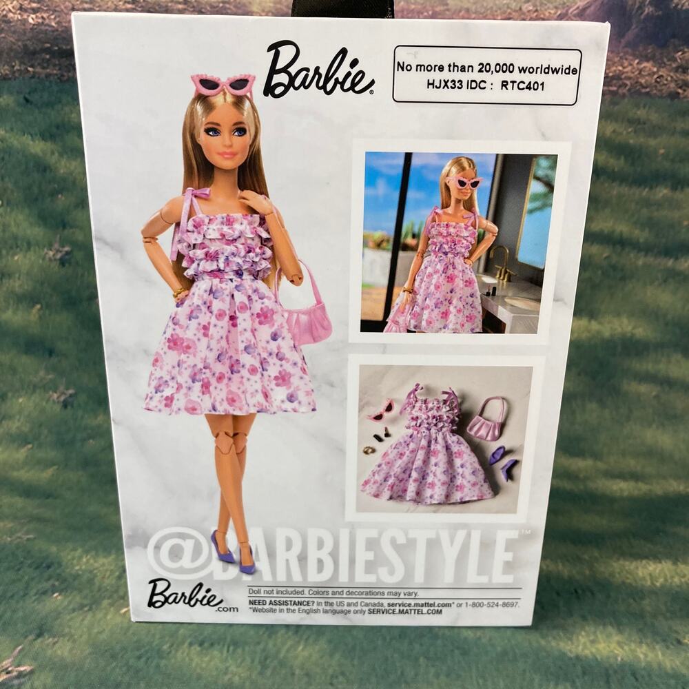 Mattel 12" Barbie Style Spring Date Fashion Pack #HJX33 (2023) NRFB